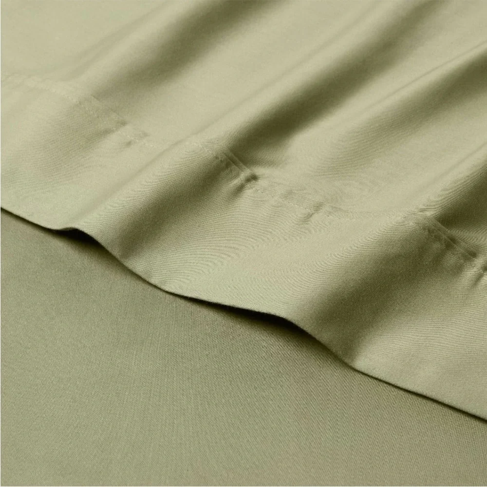 THRESHOLD NEW 400tc performance sheet set -moss green -king - Picture 3 of 7